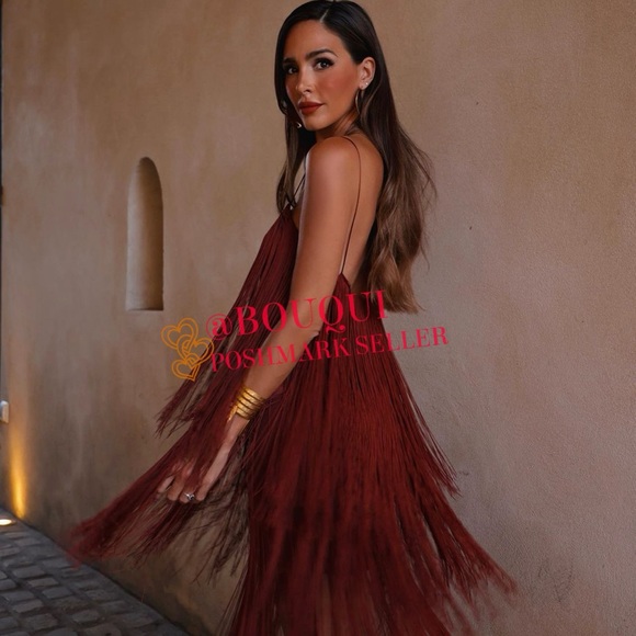 BLOGGERS FAV ZARA STRAPPY FRINGED DRESS - Picture 12 of 13